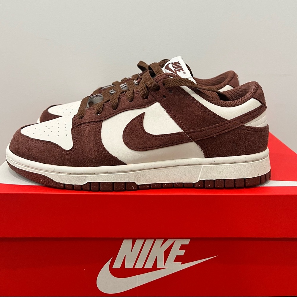 Nike Brown and White Sneakers